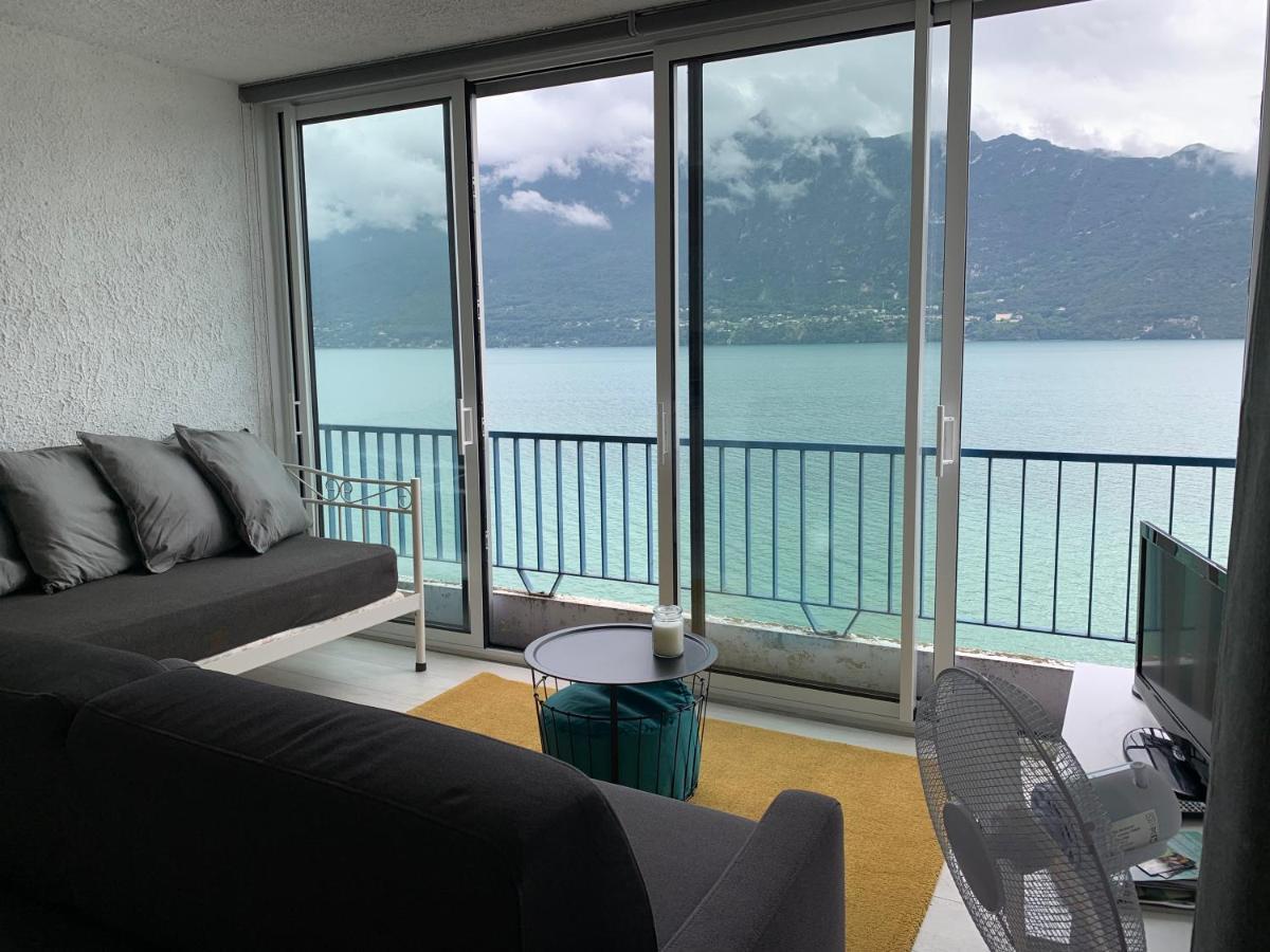 Le Lamartine, Vue Magnifique Face Au Lac Du Bourget Екс ле Бен Екстериор снимка