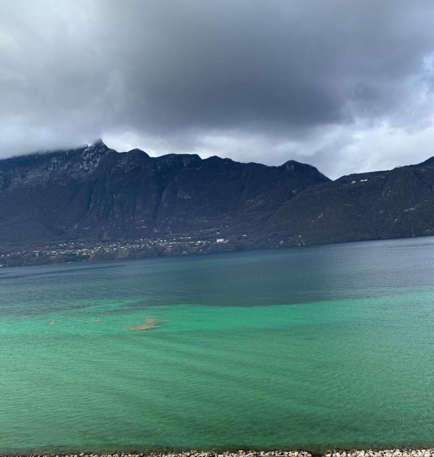 Le Lamartine, Vue Magnifique Face Au Lac Du Bourget Екс ле Бен Екстериор снимка