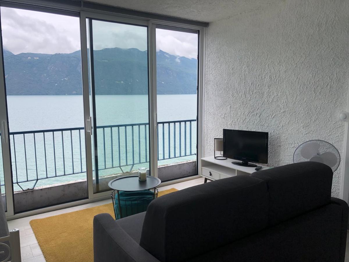 Le Lamartine, Vue Magnifique Face Au Lac Du Bourget Екс ле Бен Екстериор снимка